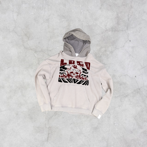 Fábrica 2025 bordado lavado cremallera algodón cálido invierno peso pesado Sudadera con capucha Unisex Color sólido Casual dos piezas - Product Image 3