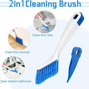 Brosse de nettoyage japonaise pour les interstices, poils en nylon, double face, pour les rebords de fenêtre et les cuisinières - Product Image 2