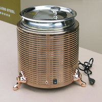 Marmite à soupe électrique commerciale de grande capacité 11L en acier inoxydable, baril isotherme pour soupe, idéal pour hôtels, restaurants, fêtes et buffets