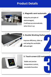 اثنين من آلة لوحة العمل الصحافة الحرارة للطباعة تي شيرت - Product Image 4