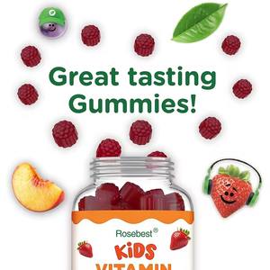 ויטמין D3 K2 גומי לילדים בסיטונאות, ייצור לפי הזמנה, מותג פרטי, חלאל, טבעוני, ללא סוכר, בטעם פירות טבעי, תוספי תזונה לילדים - Product Image 4