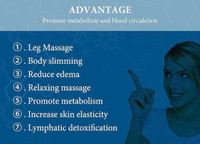 Dispositifs pour le drainage lymphatique masseur de jambes équilibreur Pro Massage Machine à vide Bestinfraredpressotherapymachine