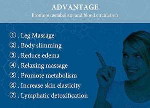 Geräte für Lymphdrainage Beinmassagegerät Balancer Pro Vakuum-Massagegerät Beste Infrarot-Pressotherapiemaschine - Product Image 6