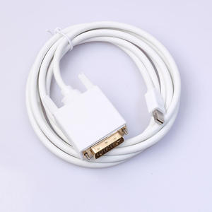 Carcasa de Metal de aluminio de alto rendimiento, compatible con <span class=keywords><strong>Mini</strong></span> <span class=keywords><strong>Displayport</strong></span> HD 4K a <span class=keywords><strong>DVI</strong></span> 24 + 1 Pin <span class=keywords><strong>Cable</strong></span> para ordenador - Product Image 2