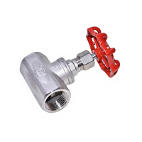 Válvula de Aguja Manual de Acero Inoxidable 304 al por Mayor, DN15 a DN50, para Control de Flujo Fino, ODM OEM Personalizada, 1 Año de Garantía