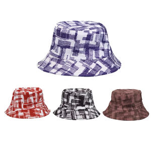 Sombrero de Verano con Estampado para Mujer, Ligero, Reversible, de Tela de Poliéster, para Uso Casual al Aire Libre - Product Image 1