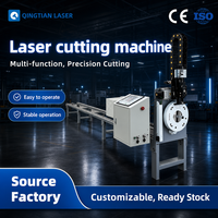 Máquina de Corte de Tubos por Láser de Fibra CNC, con Sistema de Refrigeración por Agua HIWIN, Fabricación de Metal Personalizada, Perfiles de Acero Inoxidable y Aleación de Aluminio, Alta Precisión
