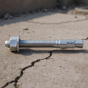 Boulon d'ancrage galvanisé PTB PRO avec écrou et rondelle pour fixation dans le béton - Product Image 3