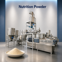 Ligne de production automatique de bouillie de riz pour nourrissons, machine de traitement de poudre nutritionnelle, usine de fabrication d'aliments pour bébés, extrudeuse à double vis