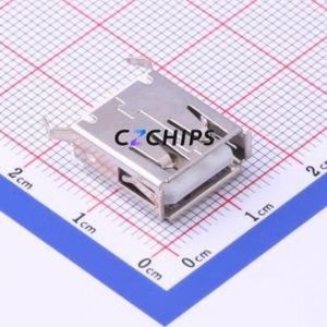 <b>USB</b>-255-BRYH150 <b>USB</b> <b>Connector</b> Through hole Component (THT) <b>Connector</b> Type-A <b>USB</b> 2.0 Female Through Hole - Product Image 1