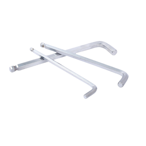Jeu de clés <span class=keywords><strong>Allen</strong></span> métriques en acier au carbone de qualité professionnelle, double tête, en forme de L, à embout sphérique, réglables, OEM - Product Image 3