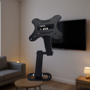 Support de fixation articulé pour téléviseur, pour écrans de 14 à 27 pouces, capacité de 10 kg, motorisé, rotatif, construction en acier, compatible Vesa - Product Image 2