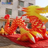 Meilleures ventes : Arche gonflable en PVC imperméable en forme de dragon chinois pour les festivals, le Nouvel An et les événements