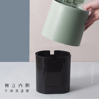 Mini cubo de basura de plástico PP para uso doméstico, cubo de basura de escritorio para sala de estar, soporte de almacenamiento de basura de diseño OEM ODM
