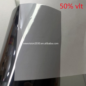 5% 15% 35% 50% 70% Film de fenêtre solaire Film de teinte de voiture <span class=keywords><strong>Hp</strong></span>-bk 2ply teinté verre solaire noir PET auto-adhésif 3 ans <span class=keywords><strong>Logo</strong></span> / Badge - Product Image 4