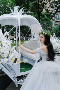 Chariot de Cendrillon électrique pour événement de mariage - Product Image 5