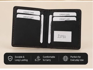 Handcrafted Genuine Leather <b>Wallet</b> for Men with Elegant Finish and <b>Long</b> Lasting Durability - Product Image 2