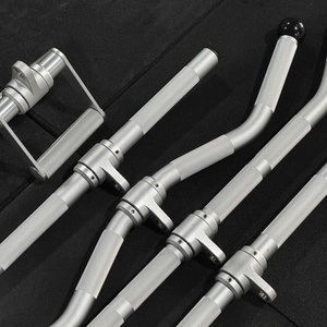 VULCANFIT Premium Aluminum EZ Curl Bar <strong>LAT</strong> <strong>Pulldown</strong> <strong>Attachments</strong> for Intense Strength Training and Durable Home Gym - Product Image 6