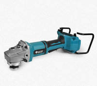 Meuleuse d'angle sans fil 18V Lithium-Ion sans balais avec interrupteur à gâchette, disque de coupe 125mm pour usage professionnel et industriel DIY, 6000 tr/min