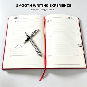 Agenda 2027 Personalizzata con Logo, Diario Professionale A5/A4 in Spagnolo, Planner Giorno-Pagina con Copertina Rigida in Pelle Vegana - Product Image 3