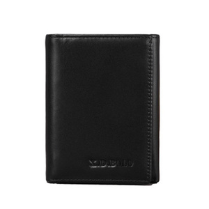 Portefeuille en cuir pour hommes, joker <span class=keywords><strong>Amazon</strong></span> Offre Spéciale, logo personnalisé minimaliste, de luxe, tripliable - Product Image 2