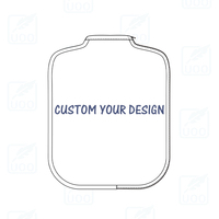 UOO Housse de pagaie de pickleball avec logo personnalisé Étui en nylon étanche avec fermeture éclair pour le rangement et les voyages Convient à la plupart des pagaies standard