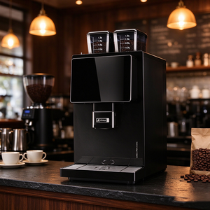 Cafetera Automática de Granos con Pantalla Táctil, Máquina de Espresso Comercial de 3000W con Autolimpieza, Ideal para Hoteles y Oficinas - Product Image 2