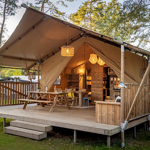 <span class=keywords><strong>Tente</strong></span> de camping safari 4 saisons avec salle de bain et <span class=keywords><strong>cuisine</strong></span>, maison en bois préfabriquée - Product Image 3