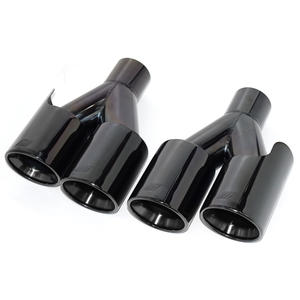 Voor Bmw Hoge Kwaliteit 304 Roestvrij Staal <span class=keywords><strong>M</strong></span> Prestatie Dual Tail Pipe Universele Auto Uitlaat Tip 4 Outlets Decoratief Op Maat - Product Image 3