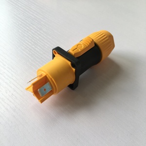 PowerCon IP65 водонепроницаемый разъем панели шасси 3 контакта 250 В переменного тока Гнездовой штекер + гнездовой разъем Светодиодный источник питания - Product Image 2