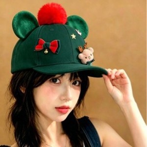 Casquette de baseball en polyester 100 % avec impression en relief, personnalisable, style <span class=keywords><strong>bonnet</strong></span> de Père Noël pour adultes, ajustable, 6 panneaux, pour fête de Noël - Product Image 5