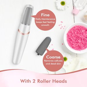 Mini Removedor Eléctrico <span class=keywords><strong>de</strong></span> Callos y Lima para Pies, Herramienta <span class=keywords><strong>de</strong></span> Pedicura Portátil Recargable para Exfoliar la Piel Muerta y Cuidado <span class=keywords><strong>de</strong></span> los Pies - Product Image 4