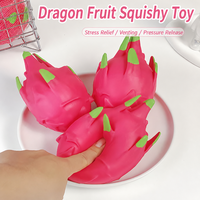 En gros, Fidget anti-stress en caoutchouc silicone, super doux, à remontée lente, à paillettes, en forme de carotte, banane, cerise ou boule, cadeau promotionnel