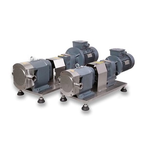 Bomba de Lóbulos Rotativa de Acero Inoxidable de Alta Precisión para Transferencia de Líquidos y Leche - Product Image 2