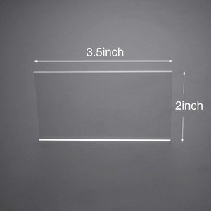 20 PIÈCES En Acrylique Haut de gamme des Cartes de Place pour le Mariage, Clair <span class=keywords><strong>Plexi</strong></span> Plaques Nom Cartes Sièges Cartes Nom D'invité Cartes pour Noël Naissance - Product Image 6