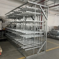 Fabricación por Contrato de Estructuras de Acero de Alta Resistencia, Corte Láser CNC, Plegado y Soldadura, Espesor de 5-15 mm, Recubrimiento en Polvo
