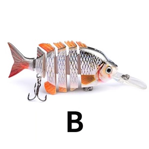 <span class=keywords><strong>Leurre</strong></span> de pêche personnalisé à 6 segments, type bib, pour la pêche au prédateur - Product Image 3