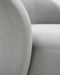 Modern Italian Fabric Tufted Chaise Lounge Sofa <b>Chair</b> with Fixed Base Bedroom Light Luxury Leisure Furniture <b>Cushion</b> Sofa <b>Chair</b> - Product Image 5