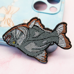 Sáng Tạo Mới Lạ Thiết Kế Cá Nhân Cuộc Sống Biển Kim Loại <span class=keywords><strong>Pin</strong></span> Huy Hiệu Sống Động Sống Động Cá Hình Mềm Men Ve Áo <span class=keywords><strong>Pin</strong></span> - Product Image 1