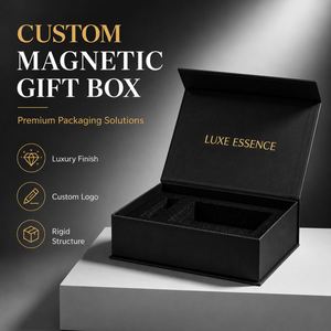 Caja de Papel Magnética Plegable Personalizada CRD para Imanes de Refrigerador, Recuerdos y Artículos Promocionales Pequeños, Impresión Personalizada Disponible - Product Image 1