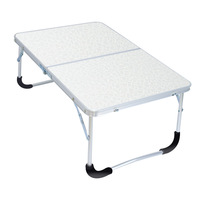 Table pliable légère en alliage d'aluminium, bureau d'étude multifonctionnel pour chambre et petite table portable d'extérieur, vente en gros