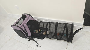 Mèo tàu sân bay ba lô mở rộng vật nuôi tàu sân bay Ba lô con chó tàu sân bay cho du lịch đi bộ đường dài Cắm Trại Ngoài trời màu xanh - Product Image 6