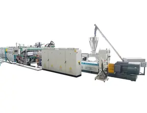 High Quality Plastic Pvc Hollow Sheet Making Profile Sunshine Board Extrusion Machine Making Extruders Machine Production Line