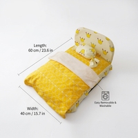 Prinzessinnen-Hundesofa im Europäischen Stil mit Decke, Katzenbett, Waschbares Haustierbett, Abnehmbarer Bezug, Winterwarmes Haustierbett, Gemütliches Hundebett