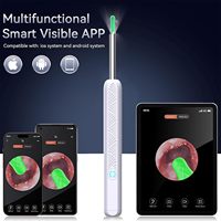 OEM ODM-Caméra de nettoyage des oreilles avec cuillère-Endoscope Wifi pour le nettoyage de la cire d'oreille-Outil de retrait