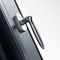 Ventanas Abatibles de Doble Vidrio Templado con Marco de Aluminio y Aislamiento Térmico para Casa Moderna, Fabricación Personalizada OEM