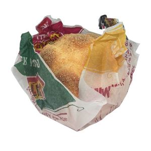 Custom Printed Nonstick <b>Greaseproof</b> Biodegradable 100% Virgin Wood Pulp Single-Sided Burger <b>Paper</b> Coated for Sandwich Bread Food - Product Image 4