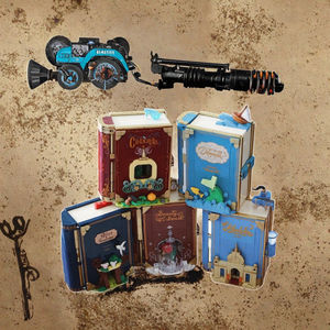 WK506172-184 Livre <span class=keywords><strong>de</strong></span> construction <span class=keywords><strong>de</strong></span> conte <span class=keywords><strong>de</strong></span> fées Alice <span class=keywords><strong>Cendrillon</strong></span> <span class=keywords><strong>Prince</strong></span> DIY Jouet en plastique ABS Ensemble cadeau 20 pièces pour les âges 14+ Unisexe - Product Image 3