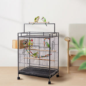 Duurzame Zware Ijzeren Papegaaienkooi Solide Dierenpatroon Klassieke Stijl Huis Vogelhuisje Voor Fokkerij Verpakt - Product Image 1