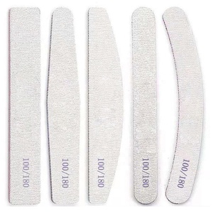 Chuyên Nghiệp Emery Hội Đồng Quản Trị Làm Móng Tay Móng Chân Công Cụ Nghệ Thuật Biểu Tượng Tùy Chỉnh Hai Mặt Móng Tay Tập Tin Thiết Lập 80 180 100 Grit Móng Tay Tập Tin - Product Image 1